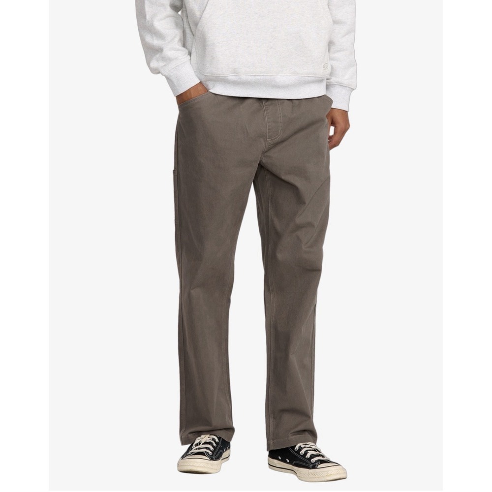 RVCA Americana Carpenter Elastic Waist Pants Men's Size S Stretch Skateboard